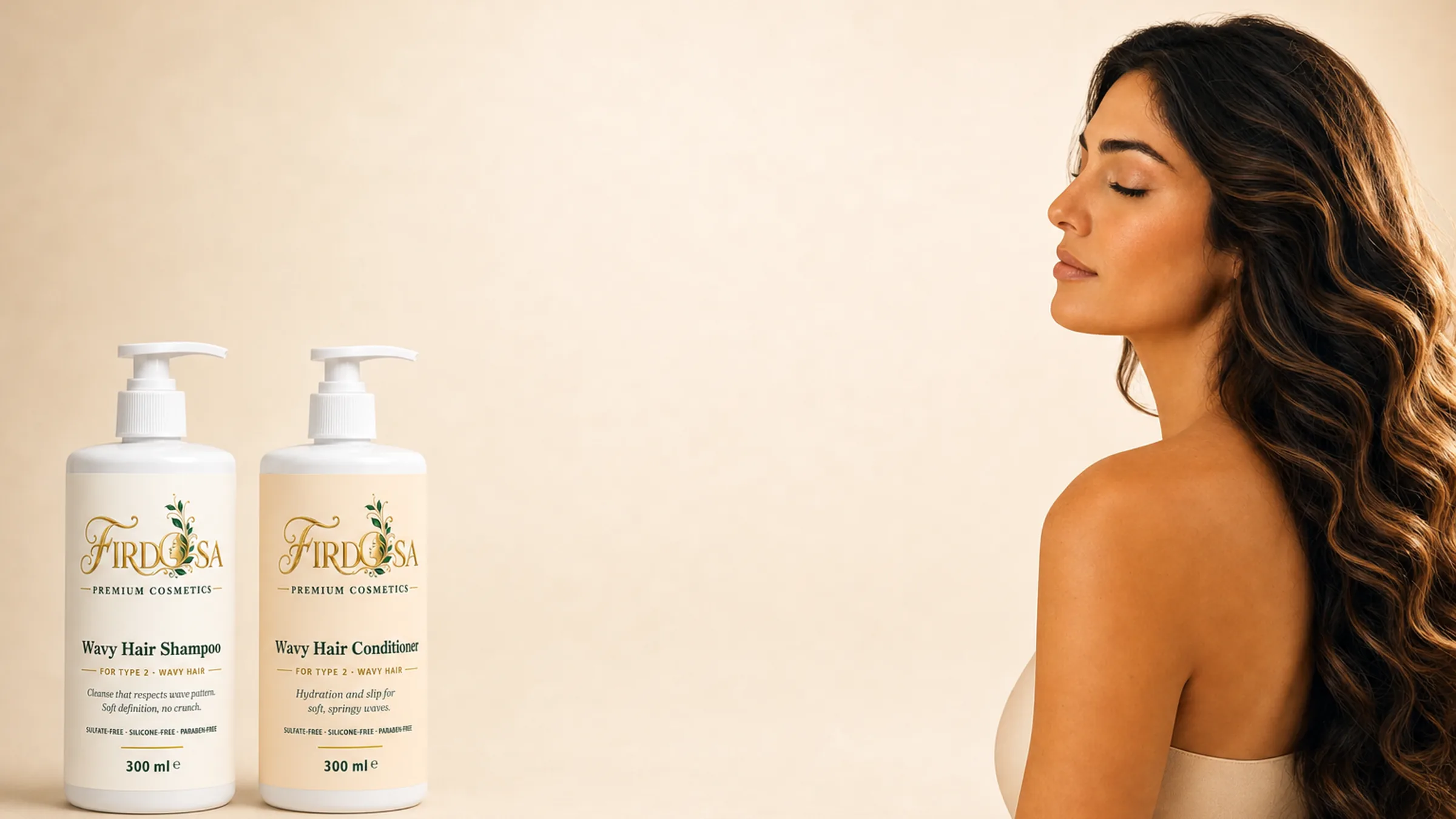 Wavy hair care — Firdosa shampoo and conditioner